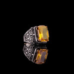 Emerald Cut Citrine Ring (7)