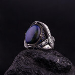 Blue Tigers Eye Ring (7)