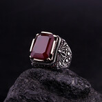 Solid Red Tourmaline Ring (7)