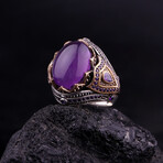 Natural Amethyst Ring (8.5)