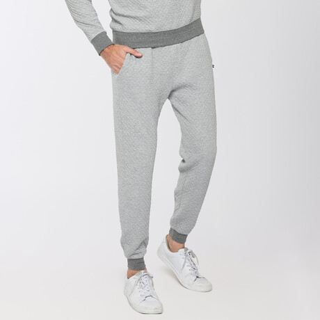 Quilted Jogger // Heather (S)