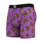 Butterfly Cotton Softer Than Cotton Boxer Brief // Purple (M)