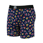 CandyHearts Cotton Softer Than Cotton Boxer Brief // Blue (L)