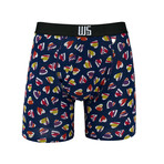 CandyHearts Cotton Softer Than Cotton Boxer Brief // Blue (L)