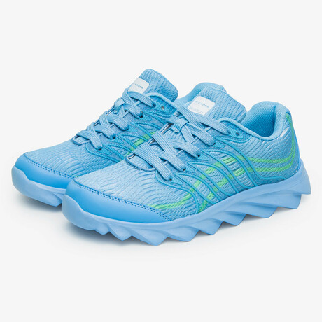 Aleader Womens BladeFoam Colorful Running Shoe // Aqua + Teal (US: 5)