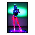 Neon Edna (16"H x 13"W x 2"D)