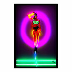 Neon Ava (16"H x 13"W x 2"D)