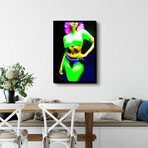 Neon Xena (16"H x 13"W x 2"D)