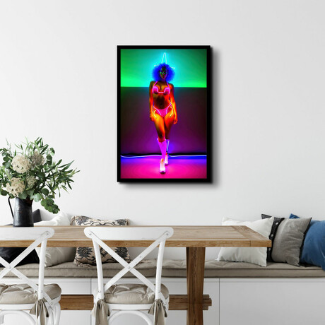 Neon Thelma (16"H x 13"W x 2"D)