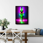 Neon Ilene (16"H x 13"W x 2"D)