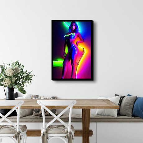 Neon Yanna (16"H x 13"W x 2"D)