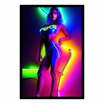 Neon Yanna (16"H x 13"W x 2"D)