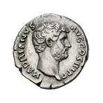 Hadrian Silver Coin // Ancient Rome, 137-138 AD