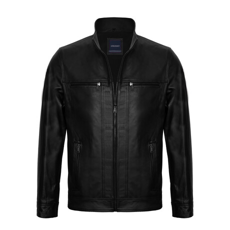 Henry Leather Jacket // Black (S)