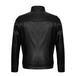 Henry Leather Jacket // Black (XL)