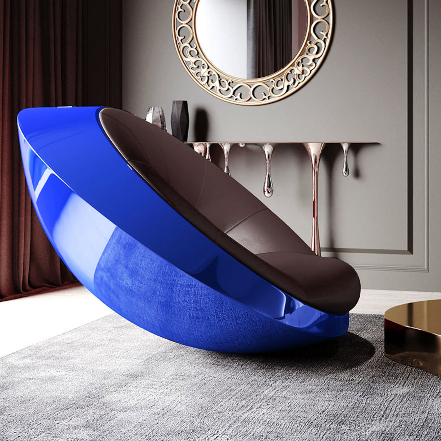 flying-saucer-chair-blue-black-the-ufo-chair-touch-of-modern