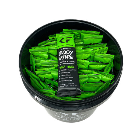 Bucket o' Wipes // Tea Tree  // 60 Wipes