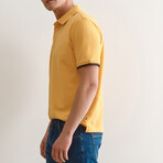 Jay Knitted Polo // Light Yellow (S)