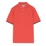 Jay Knitted Polo // Bright Red (S)
