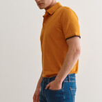 Jay Knitted Polo // Mustard (S)