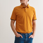 Jay Knitted Polo // Mustard (S)