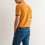 Jay Knitted Polo // Mustard (S)