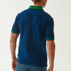 Jay Knitted Polo // Navy (S)