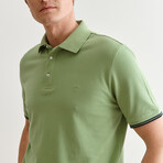 Jay Knitted Polo // Olive (S)