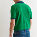 Jay Knitted Polo // Green (S)