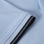 Jay Knitted Polo // Light Blue (S)