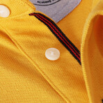 Jay Knitted Polo // Light Yellow (S)
