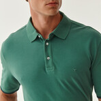 Jay Knitted Polo // Sage (S)