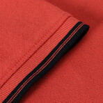 Jay Knitted Polo // Bright Red (S)