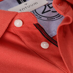 Jay Knitted Polo // Bright Red (S)