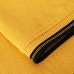 Jay Knitted Polo // Light Yellow (S)