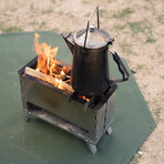 Pera Moe Fire Stove // Stainless Steel