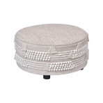 Ottoman // Ivory + White