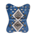 Printed Butterfly Chair // Blue + White + Black