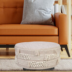 Ottoman // Ivory + White