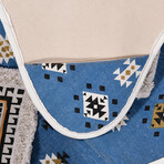 Printed Butterfly Chair // Blue + White + Black