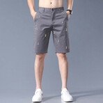 Player Print Golf Shorts // Grey (34)
