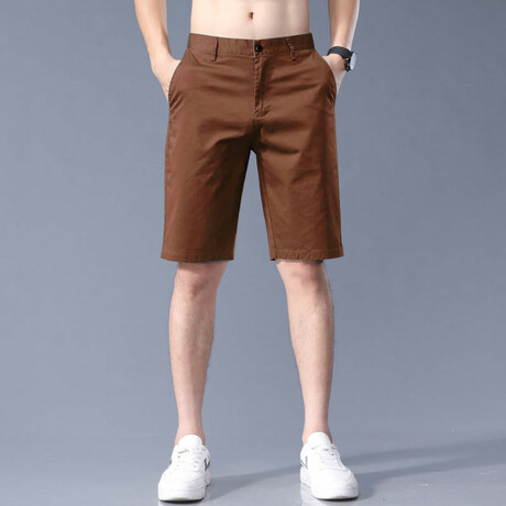 Golf Shorts // Brown (36)