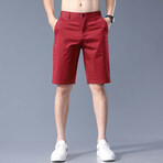 Golf Shorts // Red (34)