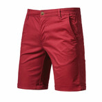 Golf Shorts // Red (34)