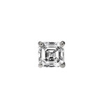Trio 18K White Gold Diamond Single Stud Earring // Store Display