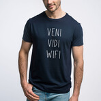Veni Vidi WIFI T-Shirt // Navy (S)