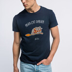 Abra-Cat-Dabra T-Shirt // Navy (S)