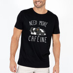 Need More Cafeine T-Shirt // Black (S)