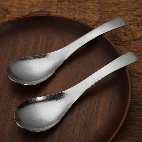 Crystal Titanium Spoon // Set of 2