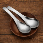 Crystal Titanium Spoon // Set of 2